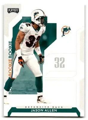 2006 Playoff NFL Playoffs #132 Jason Allen - Football Card Single