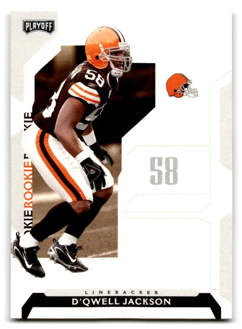 2006 Playoff NFL Playoffs #144 D’Qwell Jackson - Football Card Single