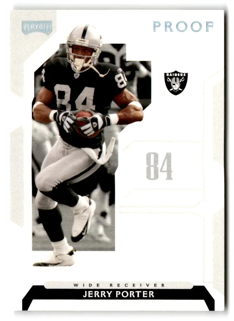 2006 Playoff NFL Playoffs #30 Jerry Porter Silver Proof #/250 - Football Card Single
