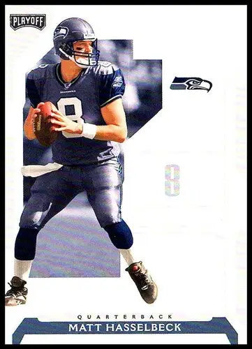 2006 Playoff NFL Playoffs Matt Hasselbeck football card with original gloss Seahawks NM