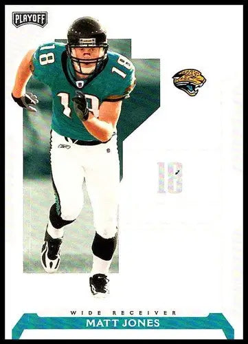 Original gloss Matt Jones football card from 2006 Playoff NFL Playoffs series