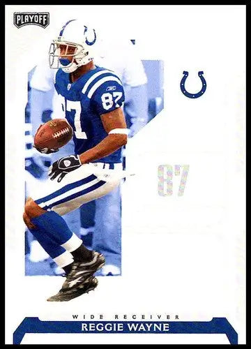 2006 Playoff NFL Playoffs #49 Reggie Wayne NM Near Mint Colts ID:64620 - Football Card Single