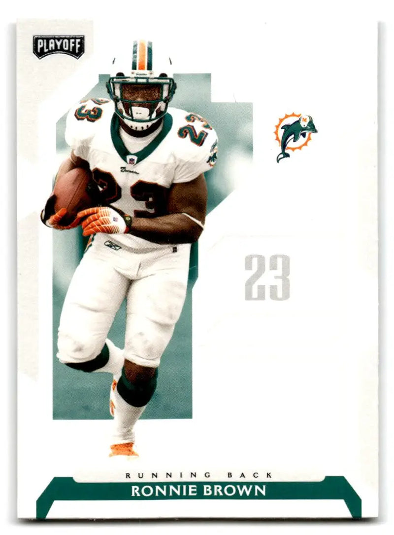 2006 Playoff NFL Playoffs #51 Ronnie Brown - Football Card Single