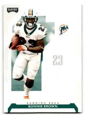 2006 Playoff NFL Playoffs #51 Ronnie Brown - Football Card Single