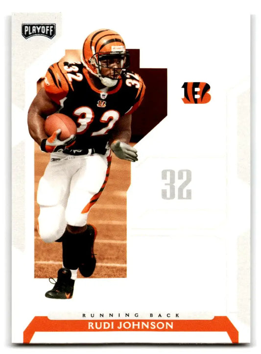 2006 Playoff NFL Playoffs #54 Rudi Johnson - Football Card Single
