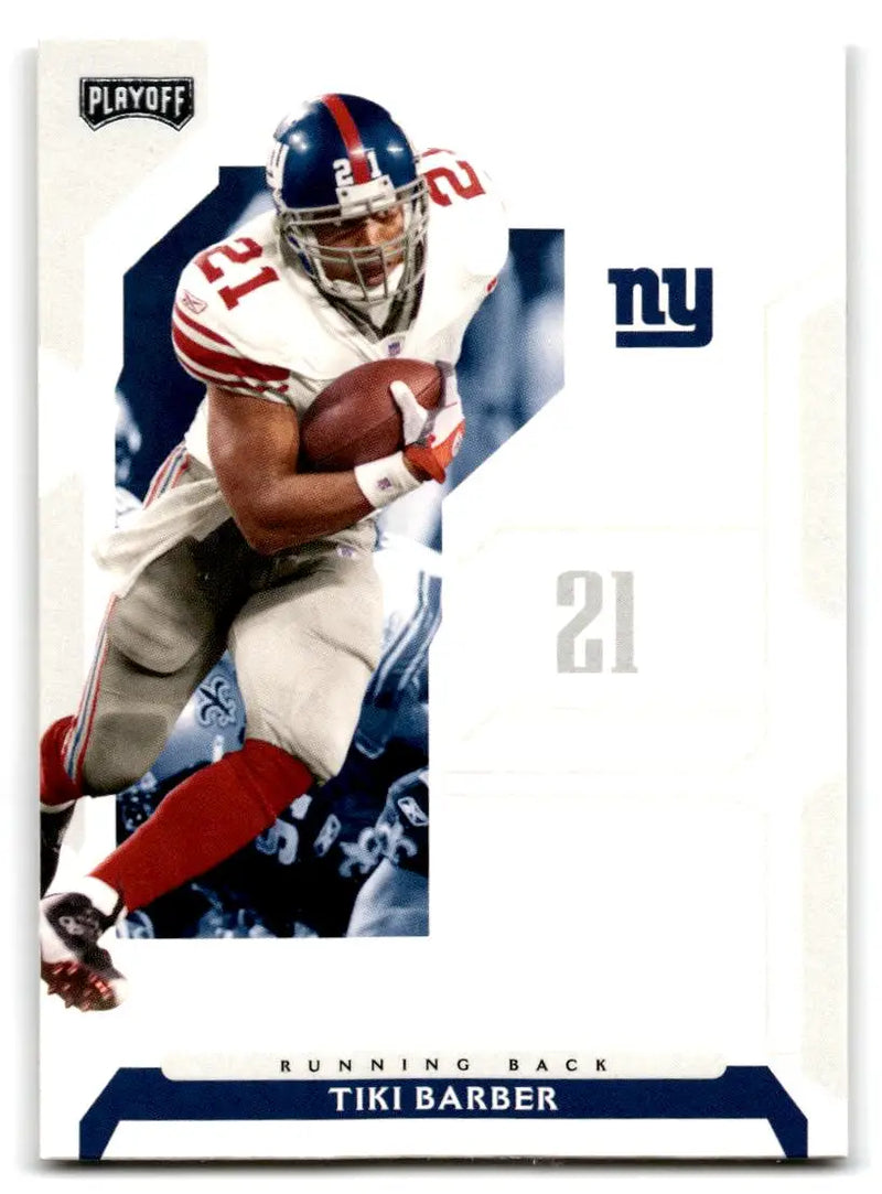 2006 Playoff NFL Playoffs #63 Tiki Barber - Football Card Single