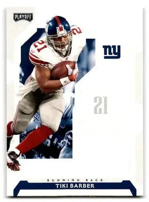 2006 Playoff NFL Playoffs #63 Tiki Barber - Football Card Single