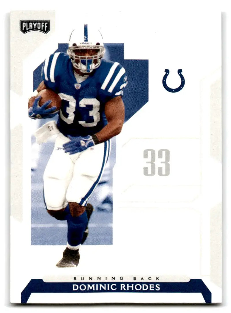 2006 Playoff NFL Playoffs #69 Dominic Rhodes - Football Card Single
