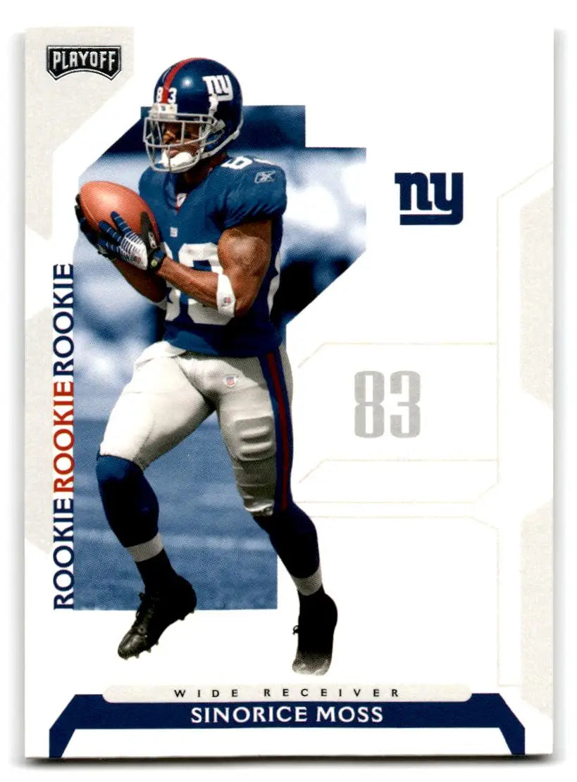 2006 Playoff NFL Playoffs #80 Sinorice Moss - Football Card Single