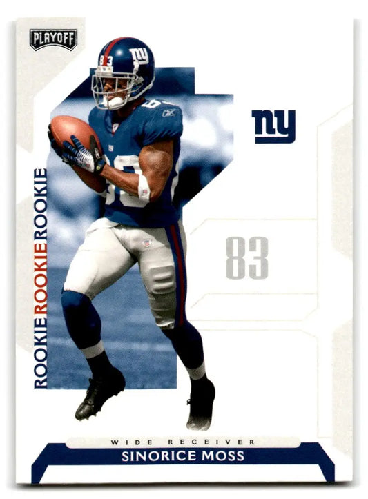 2006 Playoff NFL Playoffs #80 Sinorice Moss - Football Card Single