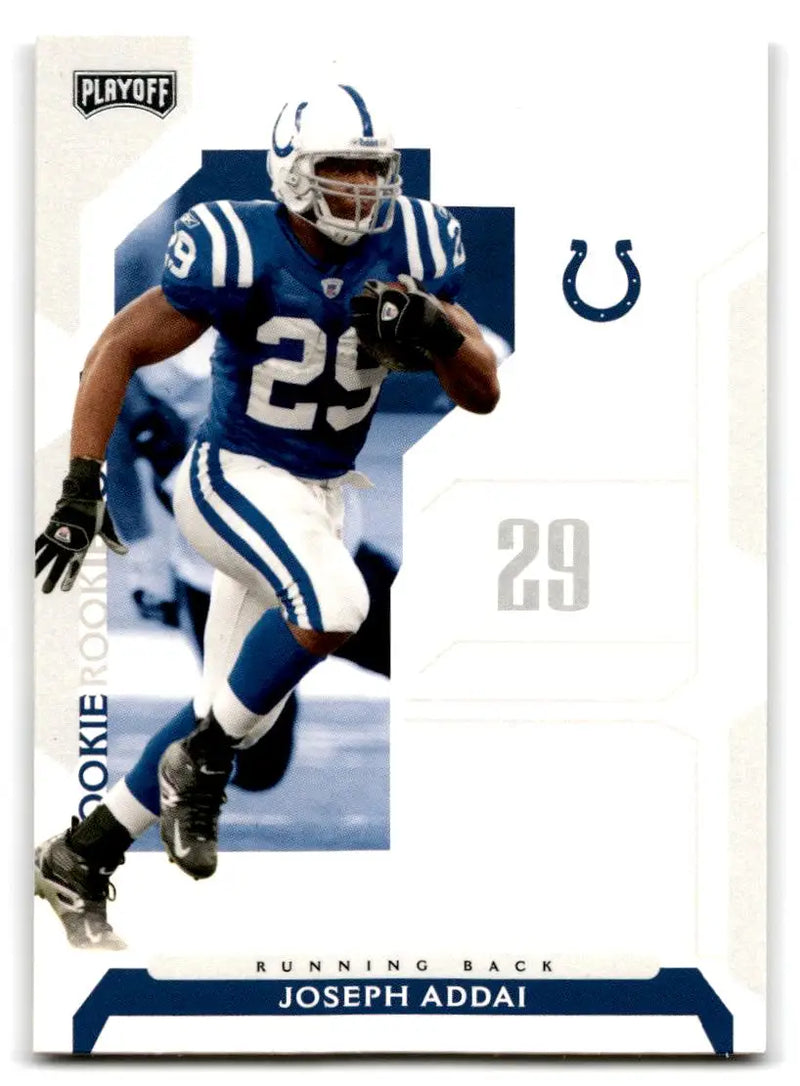 2006 Playoff NFL Playoffs #83 Joseph Addai - Football Card Single