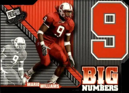 2006 Press Pass Big Numbers #BN14 Mario Williams NM-MT - Football Card Single