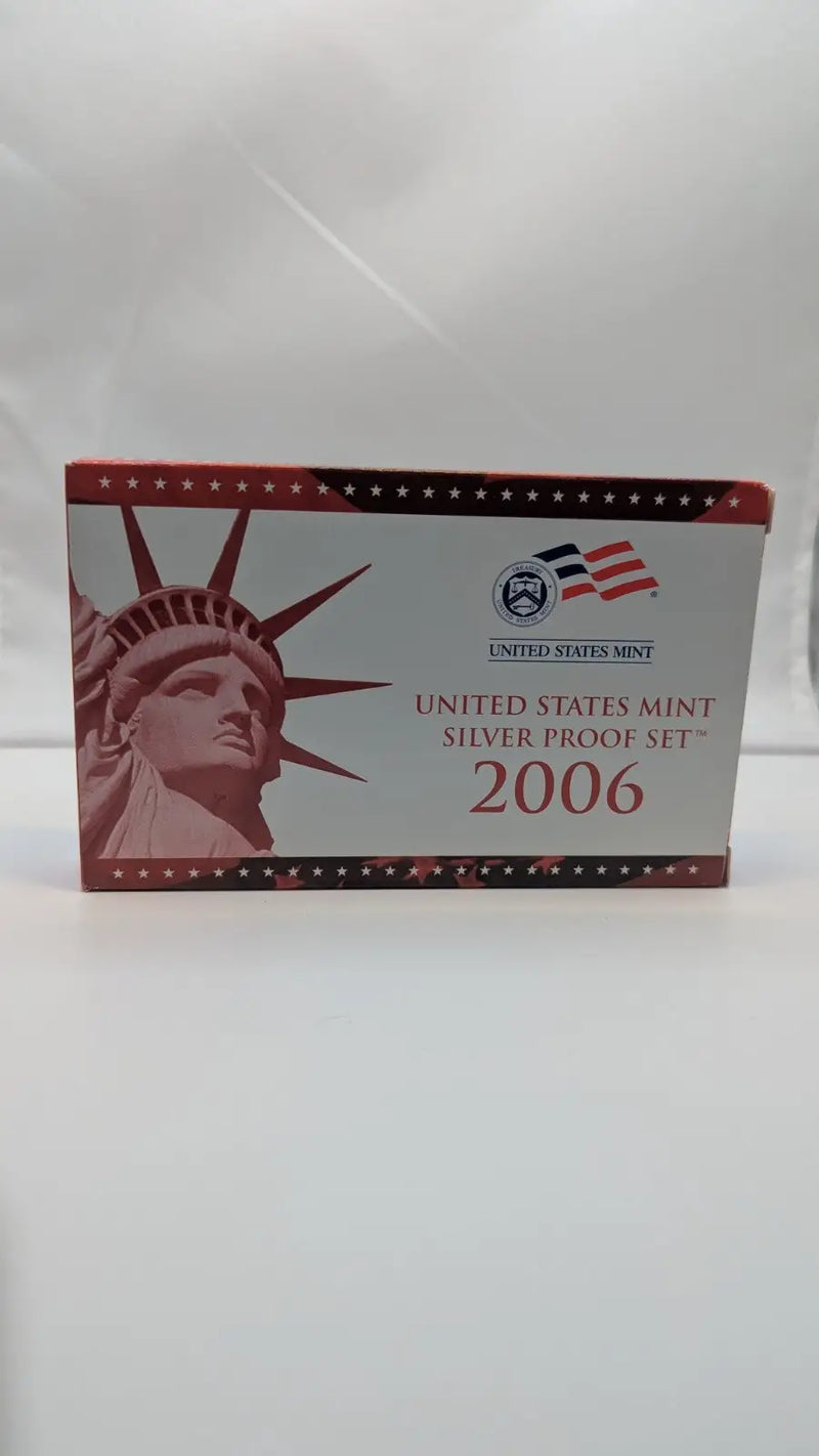 2006-S United States Mint Silver Proof Set 10-Coins w/50 States Quarters OGP + COA - Coins & Currency