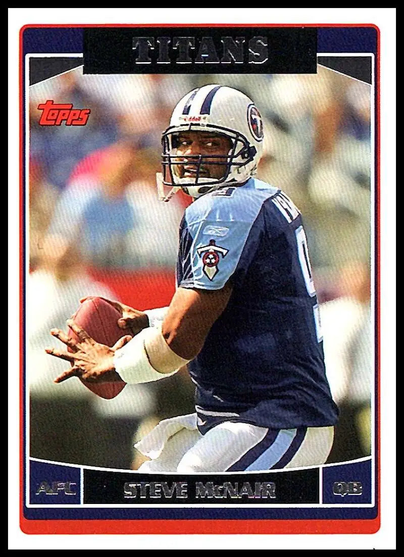 2006 Topps #10 Steve McNair NM-MT Tennessee Titans Football Card - Football Card Single