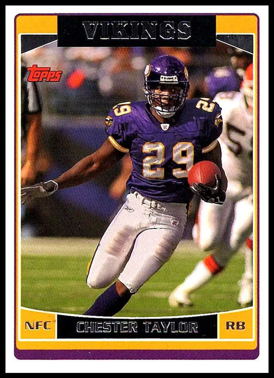 2006 Topps #11 Chester Taylor NM-MT Minnesota Vikings Football Card