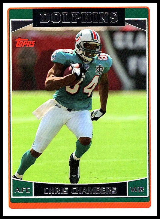 2006 Topps #110 Chris Chambers NM-MT Miami Dolphins Football Card - Football Card Single