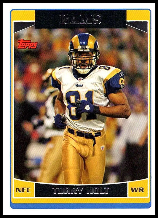 2006 Topps #114 Torry Holt NM-MT St. Louis Rams Football Card - Football Card Single