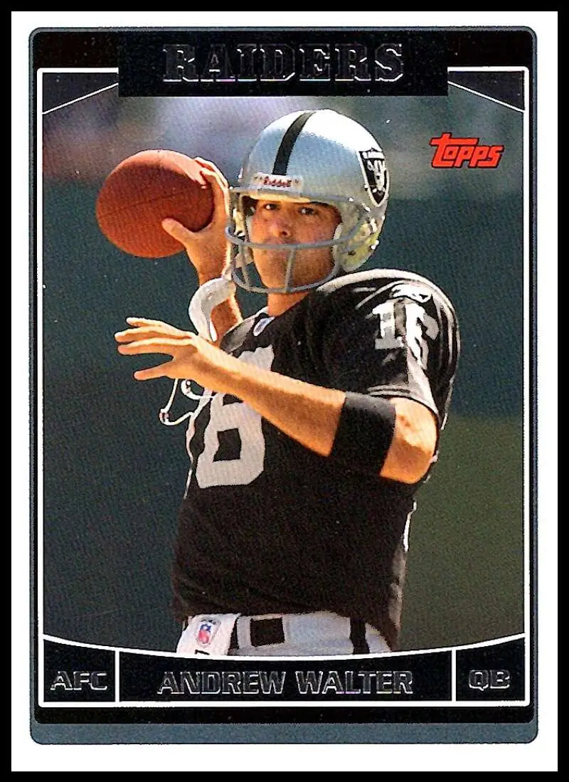 2006 Topps #119 Andrew Walter NM-MT Oakland Raiders Football Card - Football Card Single