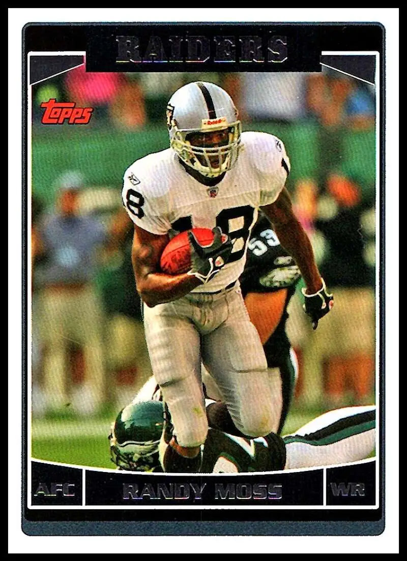 2006 Topps #12 Randy Moss NM-MT Oakland Raiders Football Card - Football Card Single