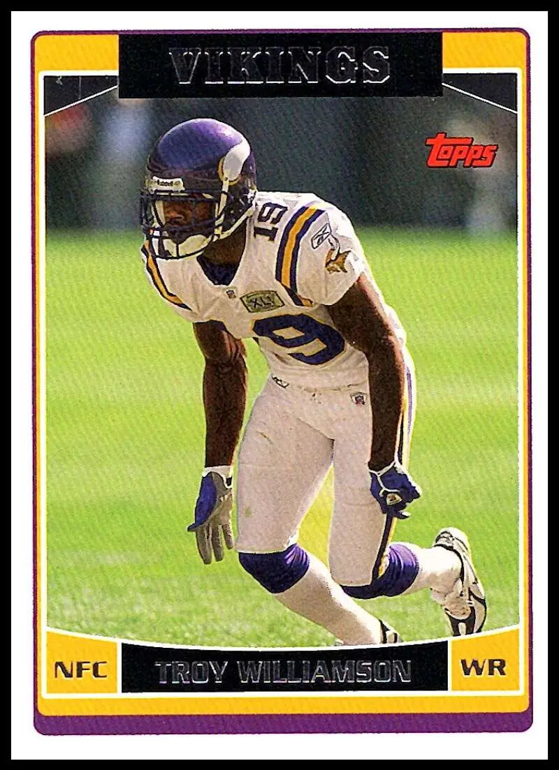 2006 Topps #126 Troy Williamson NM-MT Minnesota Vikings Football Card