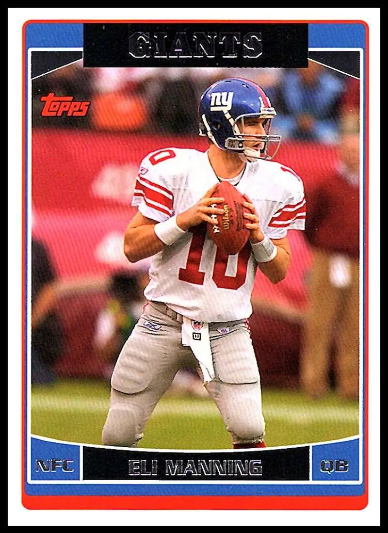 2006 Topps #129 Eli Manning NM-MT New York Giants Football Card - Football Card Single