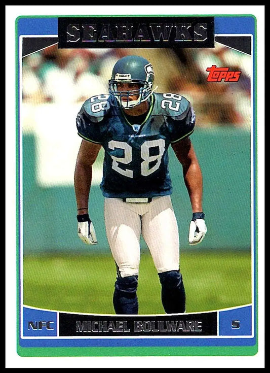 2006 Topps #132 Michael Boulware NM-MT Seattle Seahawks Football Card - Football Card Single