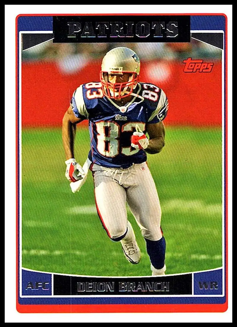 2006 Topps #139 Deion Branch NM-MT New England Patriots Football Card - Football Card Single