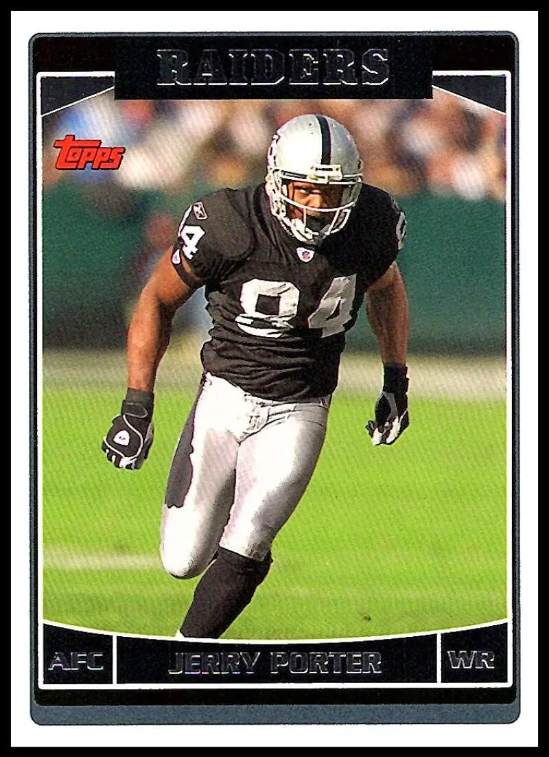 2006 Topps #143 Jerry Porter NM-MT Oakland Raiders Football Card - Football Card Single