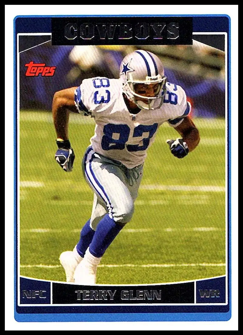 2006 Topps #144 Terry Glenn NM-MT Dallas Cowboys Football Card - Football Card Single