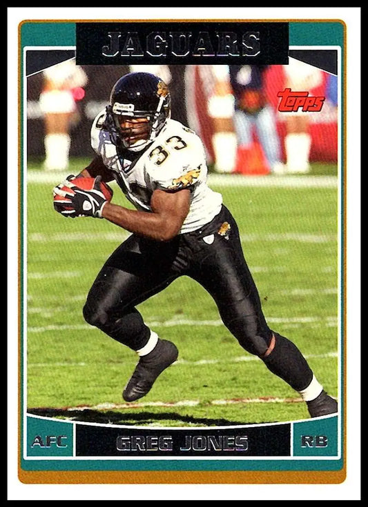 2006 Topps #148 Greg Jones NM-MT Jacksonville Jaguars Football Card - Football Card Single