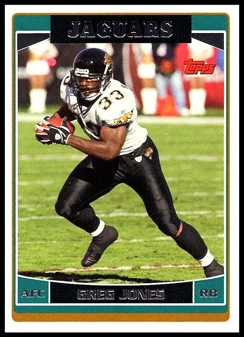 2006 Topps #148 Greg Jones NM-MT Jacksonville Jaguars Football Card - Football Card Single