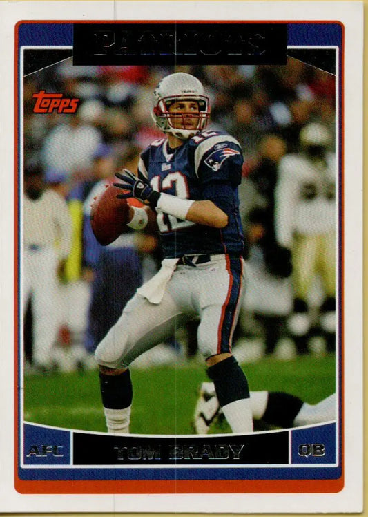 2006 Topps #150 Tom Brady NM-MT New England Patriots Football Card