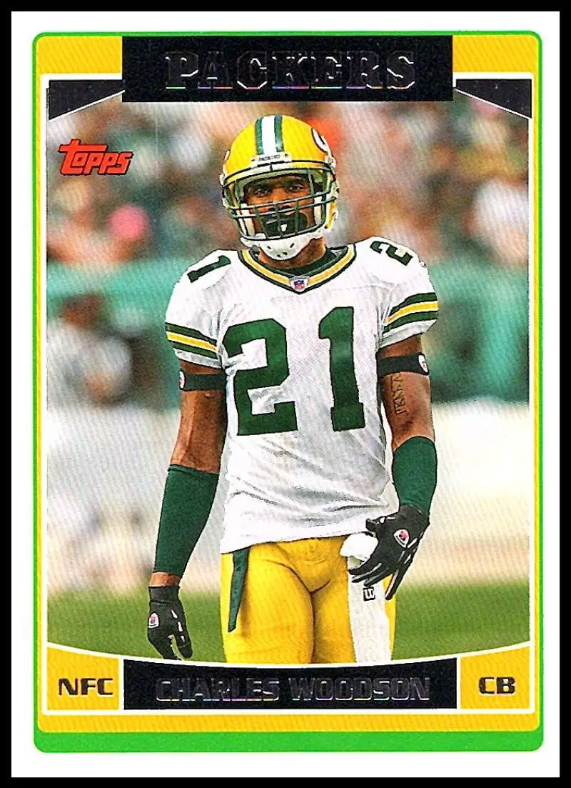2006 Topps #152 Charles Woodson NM-MT Green Bay Packers Football Card - Football Card Single