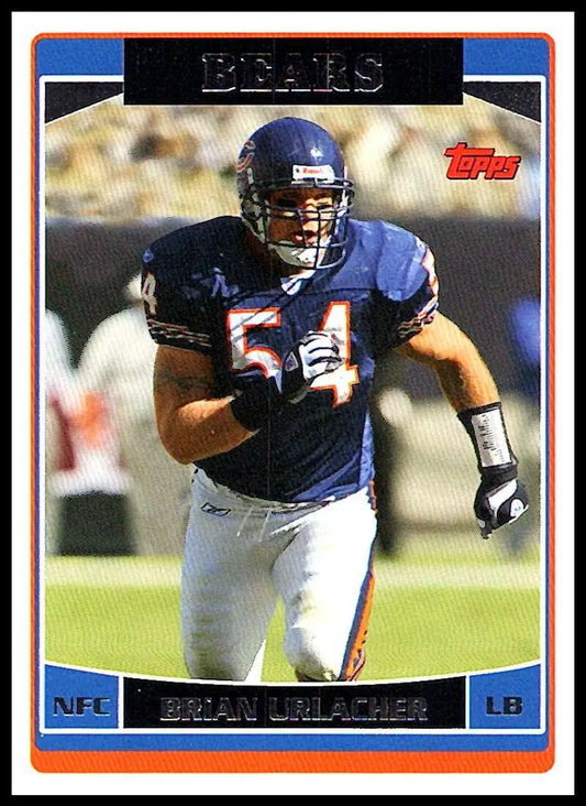 2006 Topps #155 Brian Urlacher NM-MT Chicago Bears Football Card