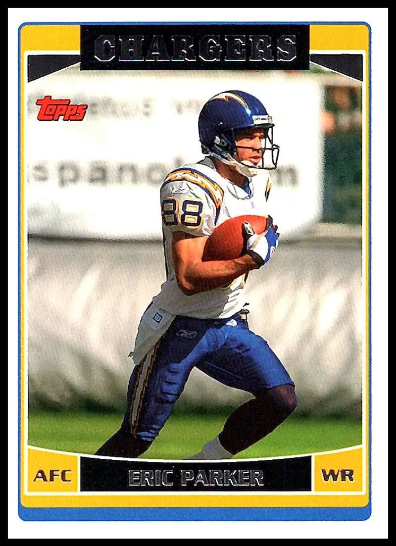 2006 Topps #157 Eric Parker NM-MT San Diego Chargers Football Card - Football Card Single