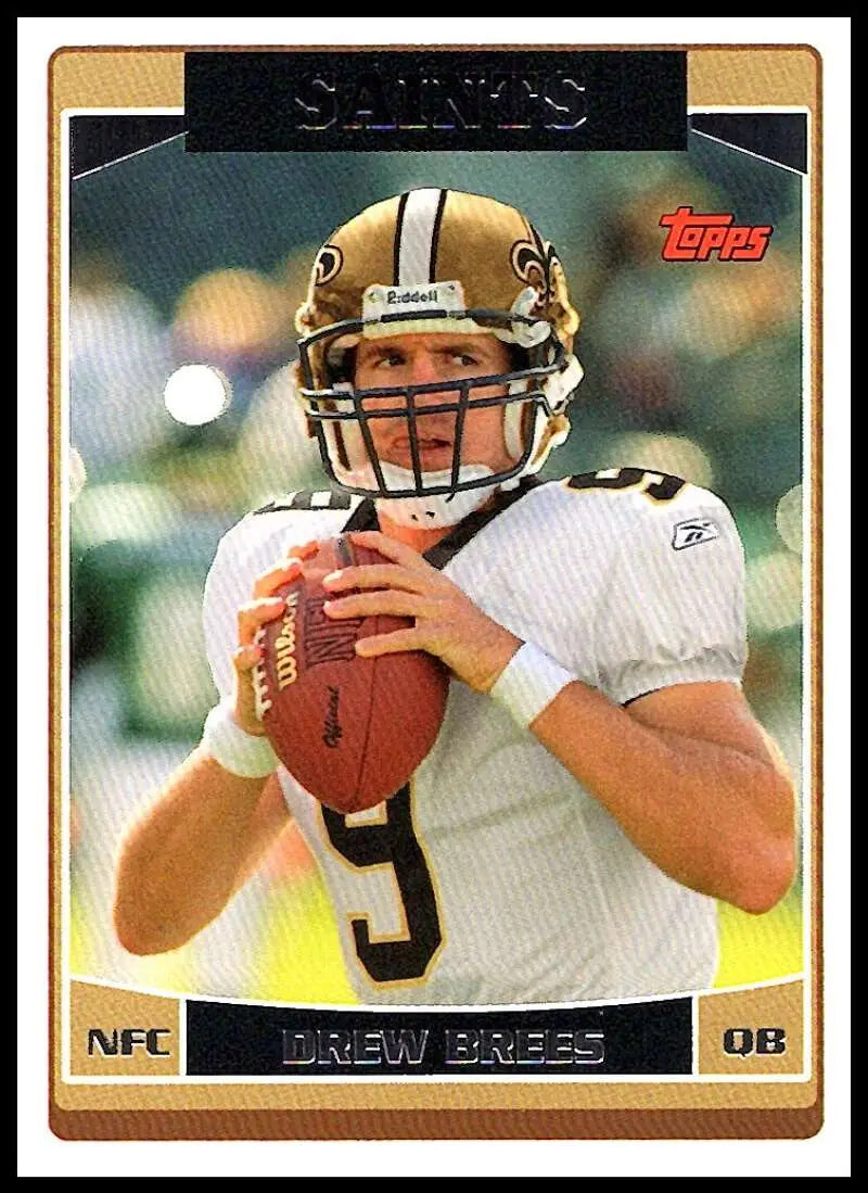 2006 Topps #161 Drew Brees NM-MT New Orleans Saints Football Card - Football Card Single