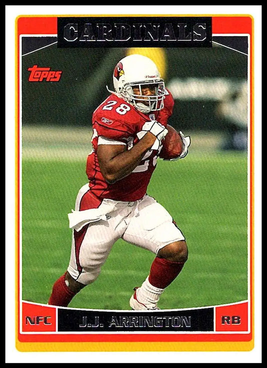 2006 Topps #165 J.J. Arrington NM-MT Arizona Cardinals Football Card