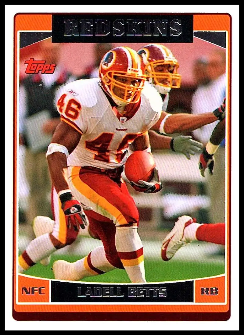 2006 Topps #17 Ladell Betts NM-MT Washington Redskins Football Card - Football Card Single