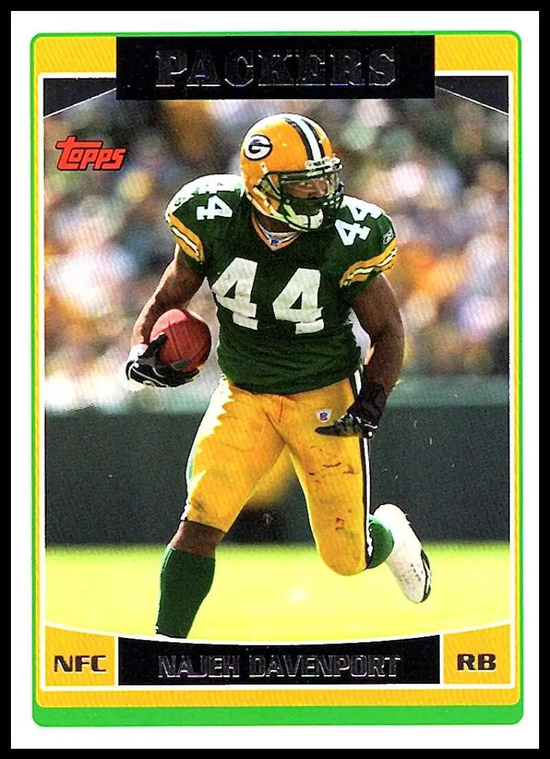 2006 Topps #172 Najeh Davenport NM-MT Green Bay Packers Football Card - Football Card Single