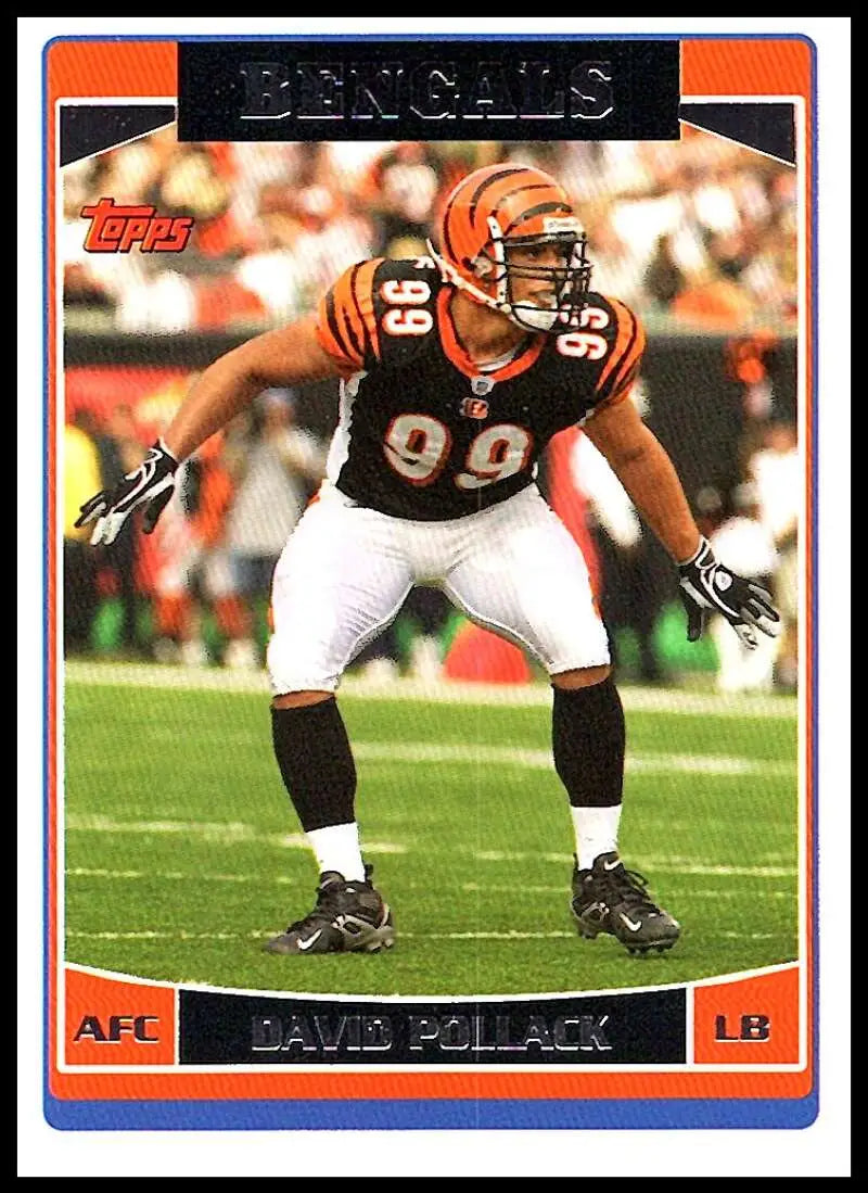 2006 Topps #174 David Pollack NM-MT Cincinnati Bengals Football Card - Football Card Single