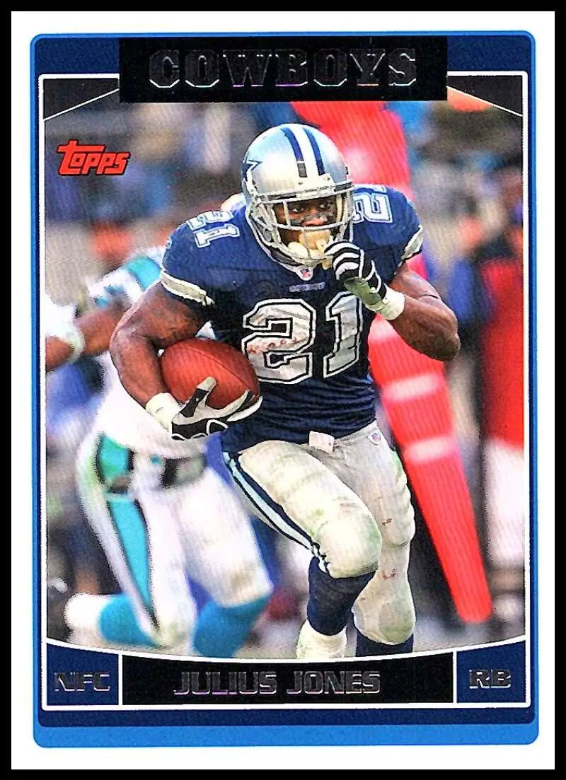 2006 Topps #176 Julius Jones NM-MT Dallas Cowboys Football Card - Football Card Single