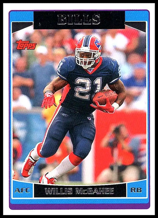 2006 Topps #178 Willis McGahee NM-MT Buffalo Bills Football Card