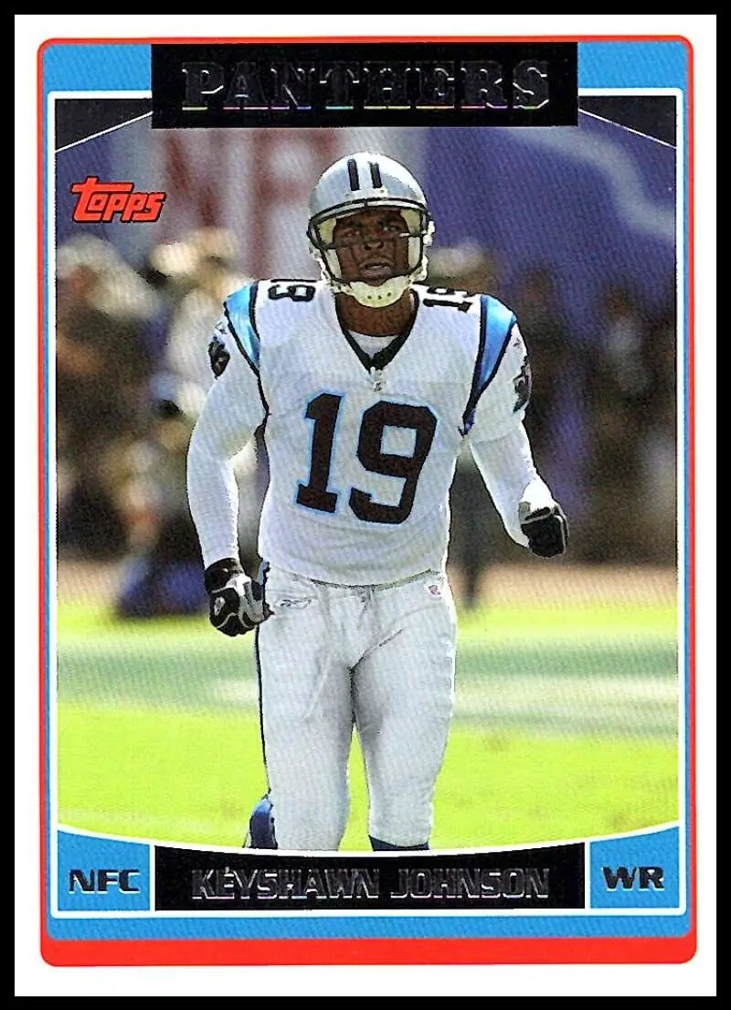2006 Topps #179 Keyshawn Johnson NM-MT Carolina Panthers Football Card - Football Card Single