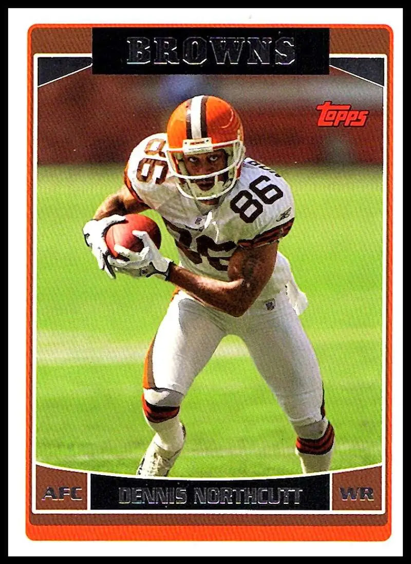 2006 Topps #180 Dennis Northcutt NM-MT Cleveland Browns Football Card - Football Card Single