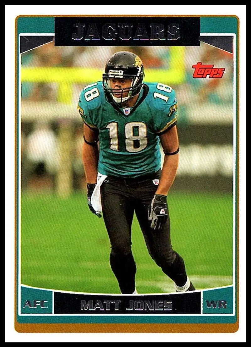2006 Topps #184 Matt Jones NM-MT Jacksonville Jaguars Football Card - Football Card Single