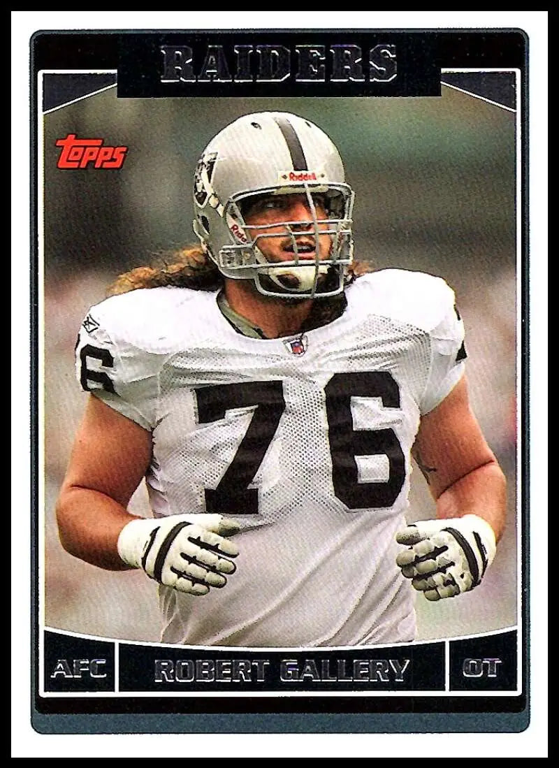 2006 Topps #185 Robert Gallery NM-MT Oakland Raiders Football Card - Football Card Single