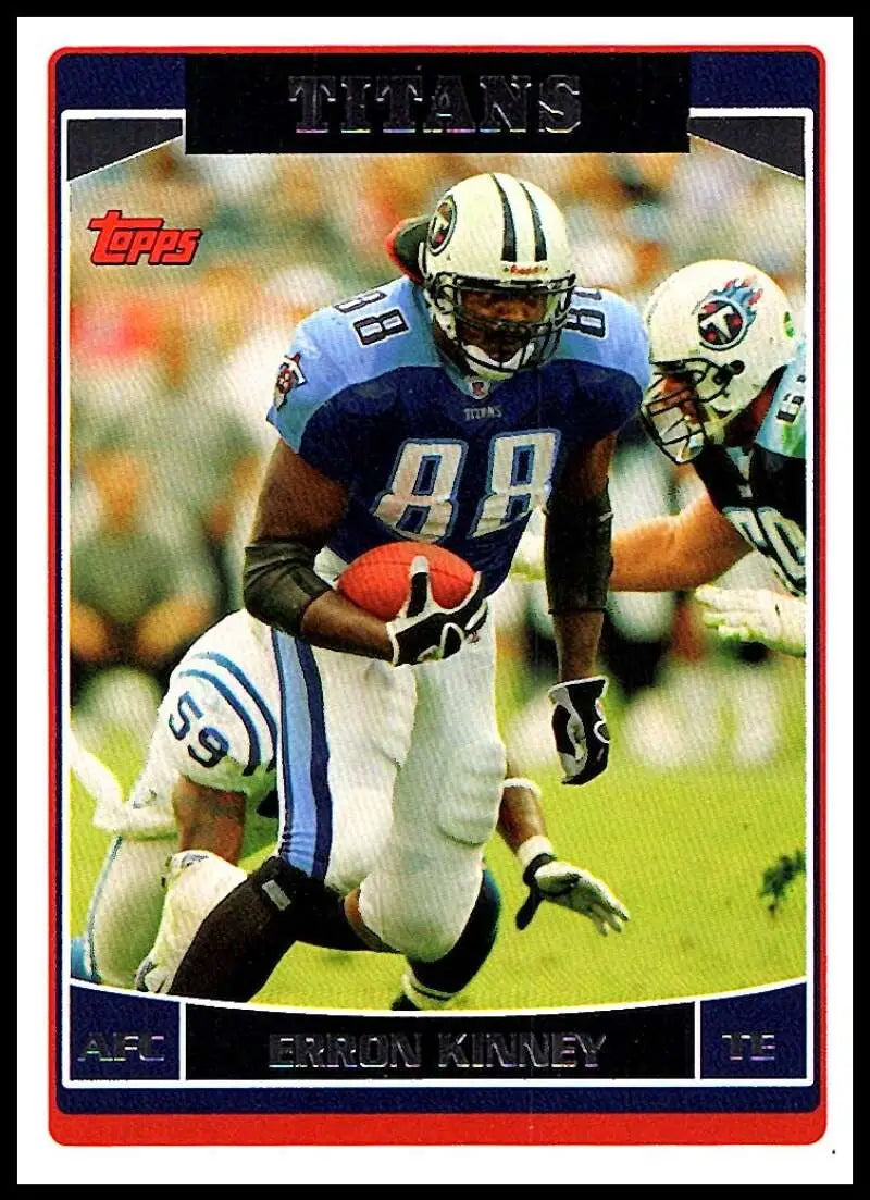 2006 Topps #19 Erron Kinney NM-MT Tennessee Titans Football Card - Football Card Single