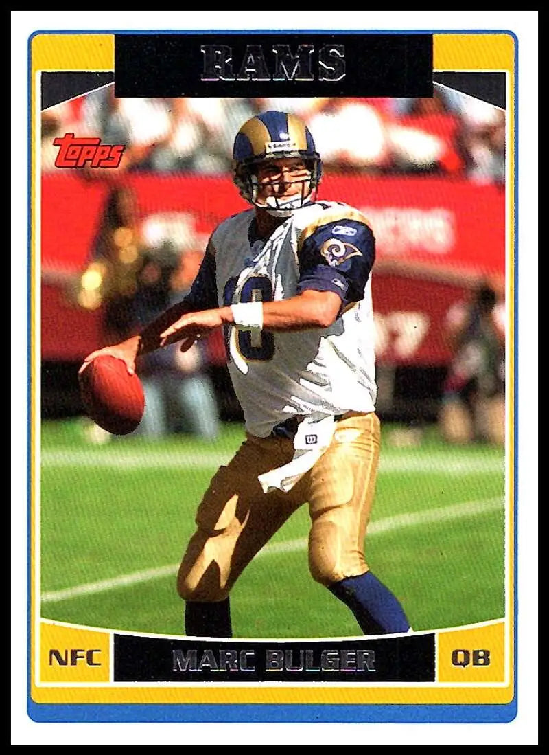 2006 Topps #197 Marc Bulger NM-MT St. Louis Rams Football Card - Football Card Single