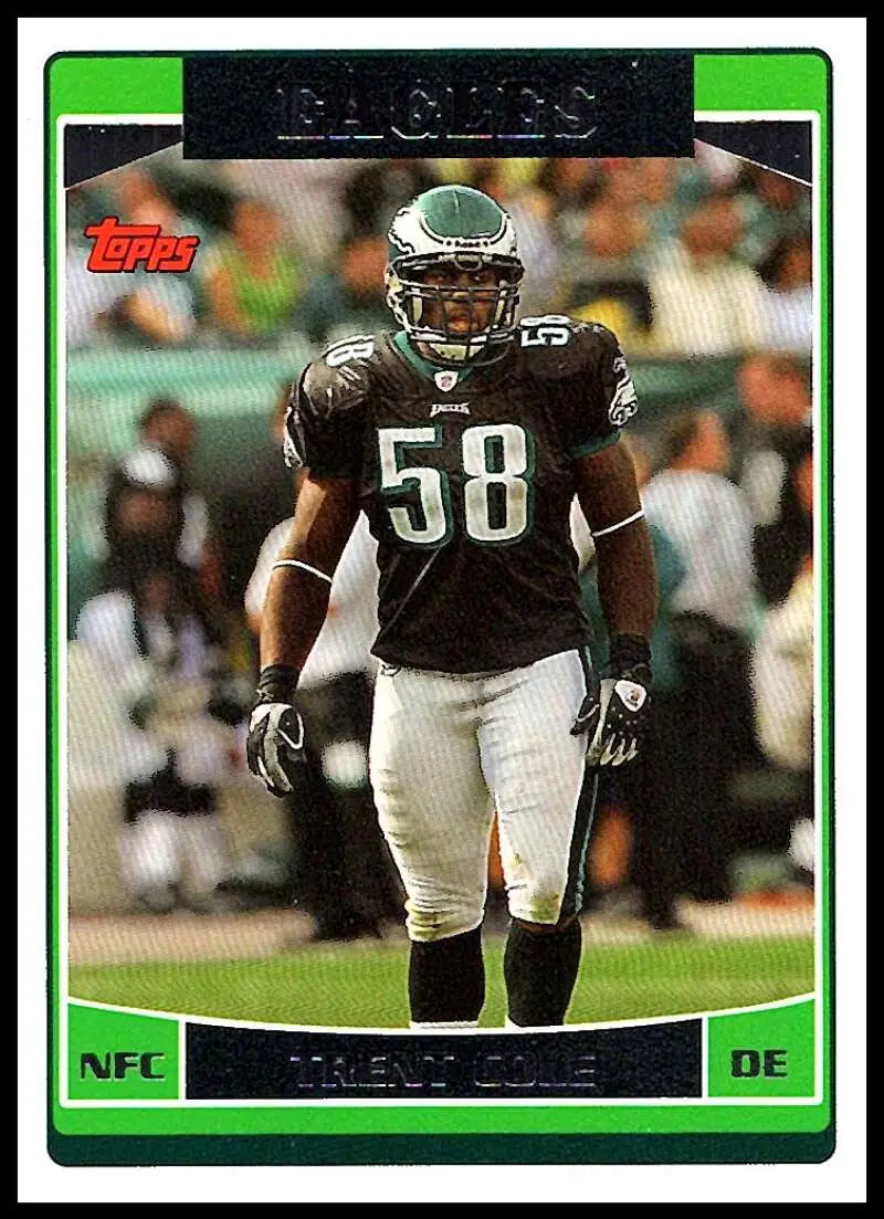 2006 Topps #20 Trent Cole NM-MT Philadelphia Eagles Football Card - Football Card Single