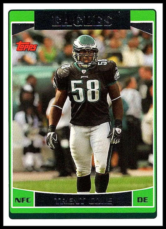 2006 Topps #20 Trent Cole NM-MT Philadelphia Eagles Football Card - Football Card Single